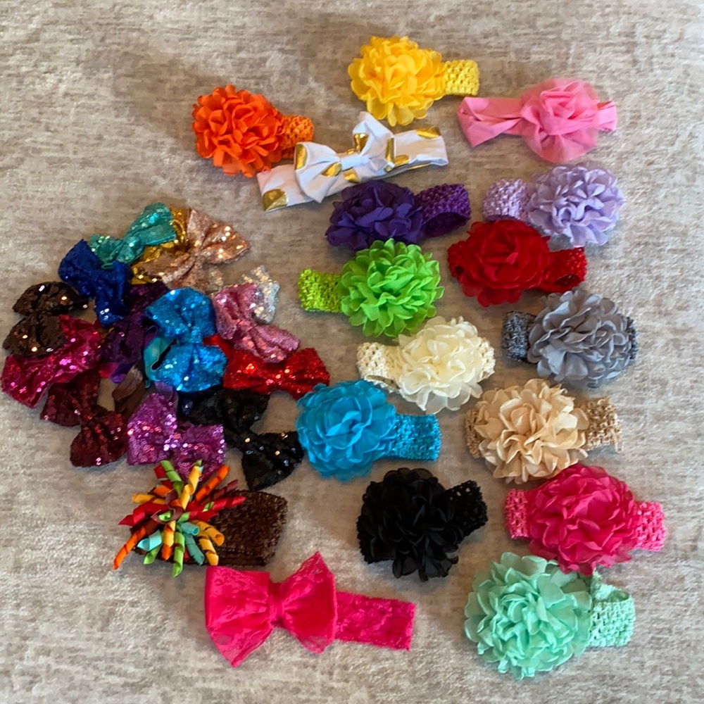 Headband bow lot